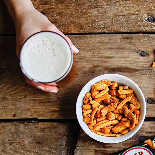 Beer Nuts Original Bar Mix - 26 Oz Resealable Jar, Pretzels, Che