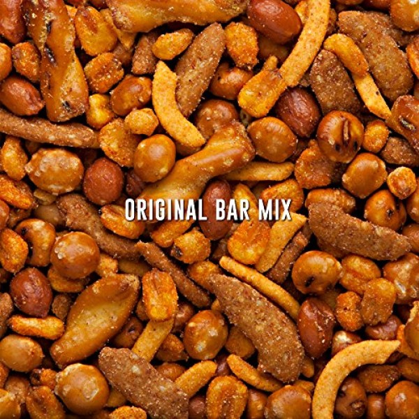BEER NUTS Original Bar Mix - 9oz Resealable Can, Pretzels, Chees...
