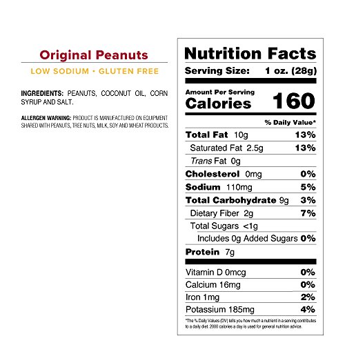 Beer Nuts Original Peanuts - 19 Oz Resealable Jar, Sweet And Sal