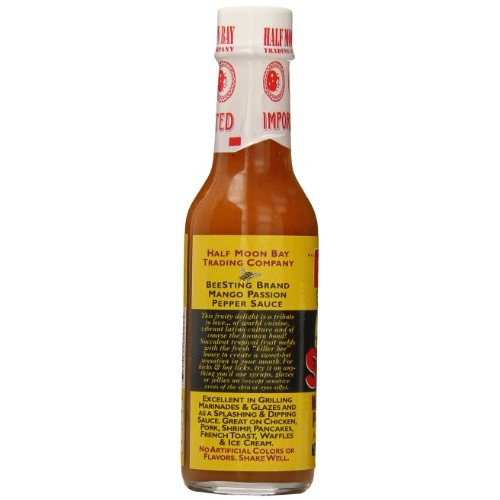 Bee Sting Pepper Sauce, Mango Passion, 5 Ounce