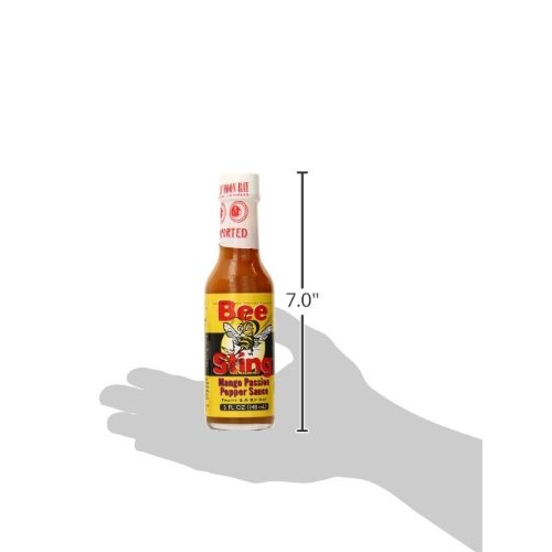 Bee Sting Pepper Sauce, Mango Passion, 5 Ounce