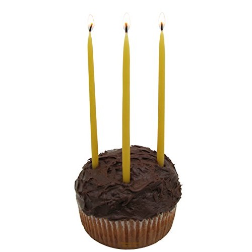 Beeswax Candle Works - 5 Inch Birthday Candles 24-Pack - 100% Us