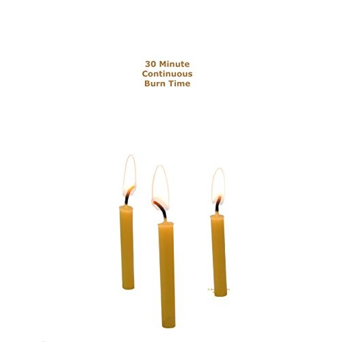 Beeswax Candle Works - 5 Inch Birthday Candles 24-Pack - 100% Us