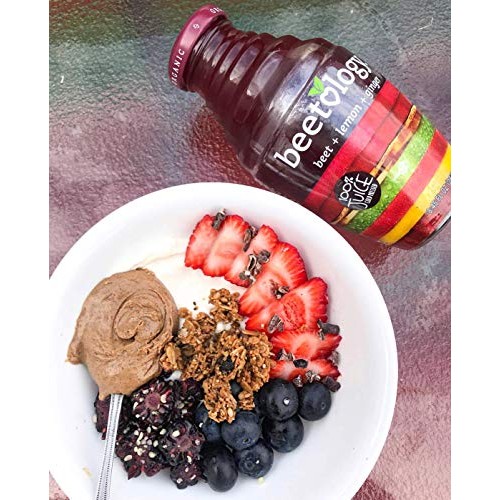 Beetology Beet Plus Lemon Plus Ginger Juice, 8.45 Fl Oz Pack of 6