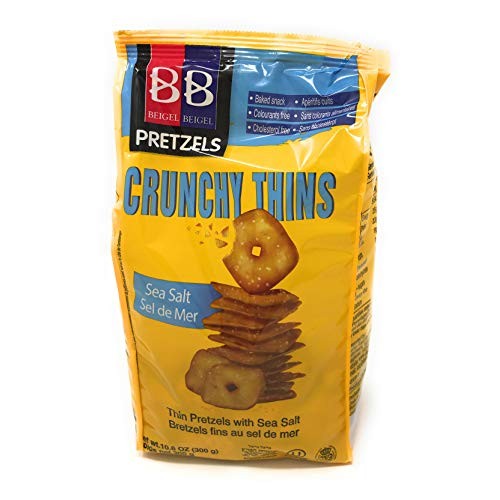 Beigel &Amp; Beigel, Crunchy Sea Salt Thin Pretzels, 10.5 Ounce