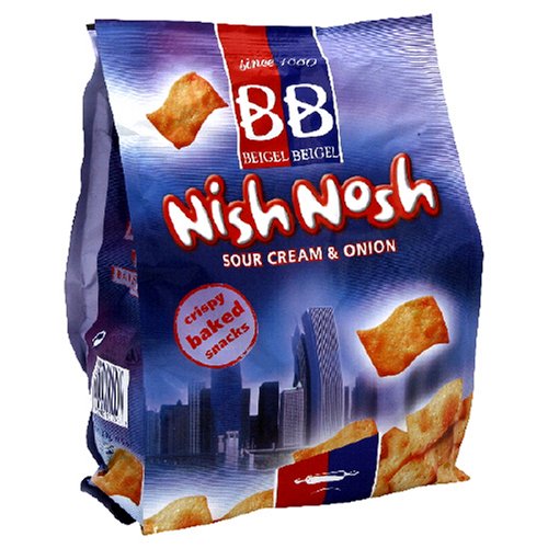Beigel Beigel Cracker Crisps Snacks, Sour Cream &Amp; Onion, 10.6-Ou