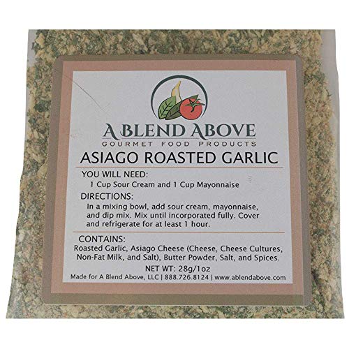 A Blend Above Asiago Roasted Garlic Dip Mix Mixed Seasonings Pac