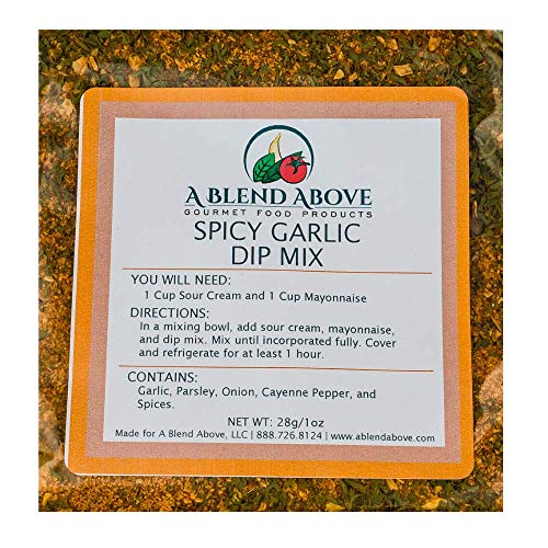 A Blend Above 5 Pack Best Seller Spicy Dips Mixed Seasonings Pac