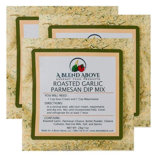 A Blend Above Roasted Garlic Parmesan Dip Mix Mixed Seasonings P