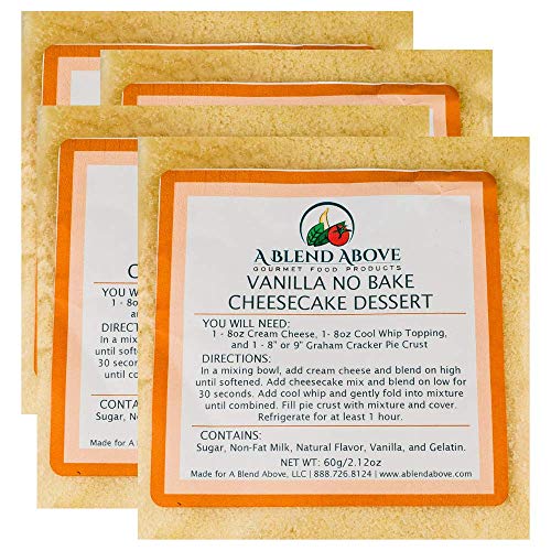 A Blend Above Vanilla Cheesecake No Bake Dessert Mix 4 Pack
