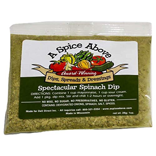 A Spice Above 5 Pack Best Seller Variety Dips, Mixed Seasonings