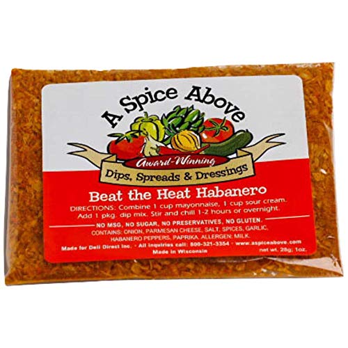 A Spice Above 5 Pack Spicy Dips Mixed Seasonings Packets Include