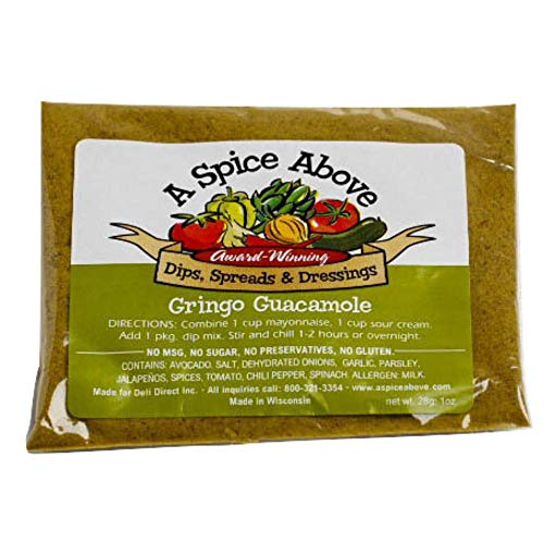 A Spice Above 5 Pack Spicy Dips Mixed Seasonings Packets Include
