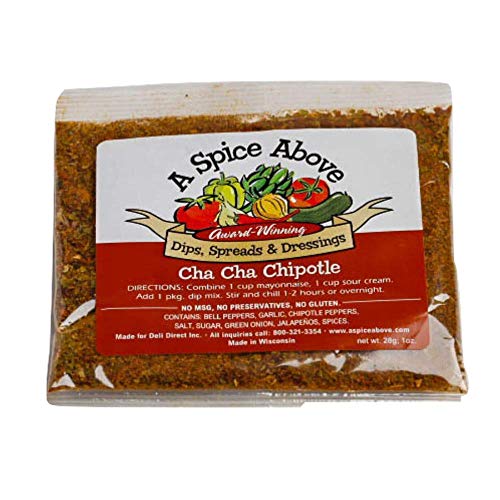 A Spice Above 5 Pack Spicy Dips Mixed Seasonings Packets Include