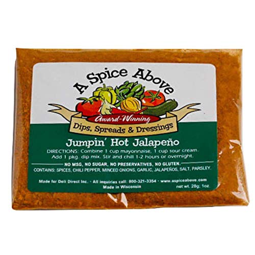 A Spice Above 5 Pack Spicy Dips Mixed Seasonings Packets Include