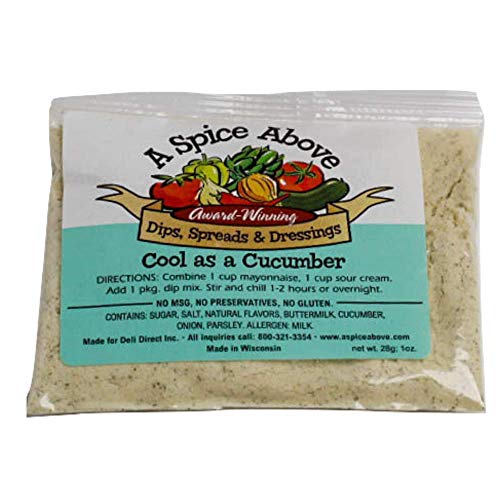 A Spice Above 8 Pack Variety Of Dips, Gluten Free, Mixed Seasoni