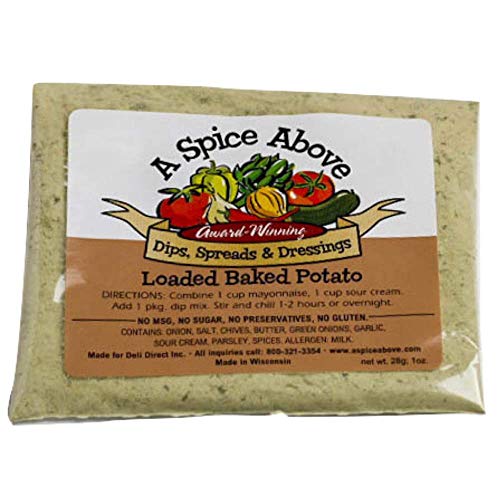 A Spice Above 8 Pack Variety Of Dips, Gluten Free, Mixed Seasoni