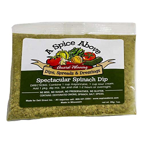 A Spice Above 8 Pack Variety Of Dips, Gluten Free, Mixed Seasoni