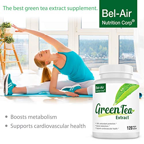 Bel-Air Green Tea Extract Supplement With Standardized 50% Egcg,