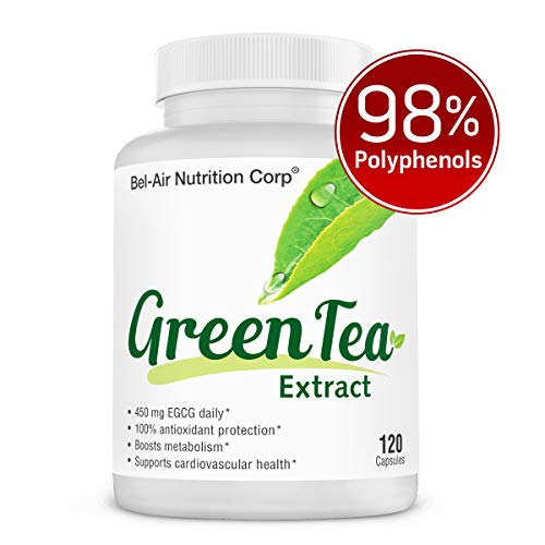 Bel-Air Green Tea Extract Supplement With Standardized 50% Egcg,