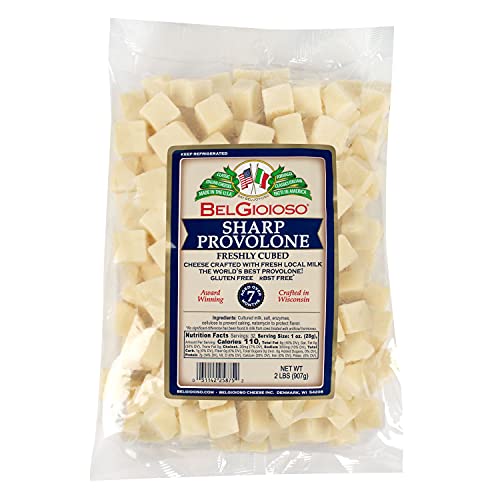 Belgioioso Sharp Provolone Cheese Cubes 2 Lb