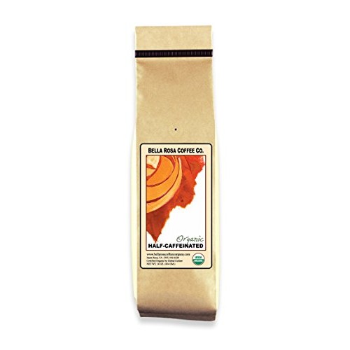 Organic Half-Caffeinated, 16 Oz. Whole Bean