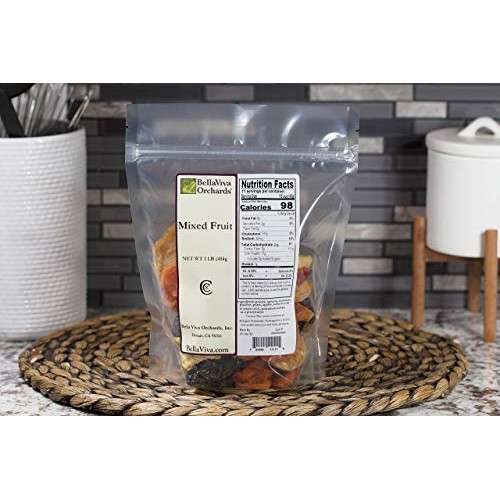 Bella Viva Orchards Dried Mixed Fruit, 1 Lb Of Dried Fruit