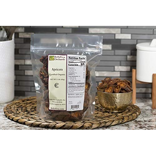 Bella Viva Orchards Natural Dried California Apricots, Sweet No
