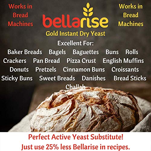 Bellarise Gold Instant Dry Yeast - 1 Lb Fast Acting Instant Ye