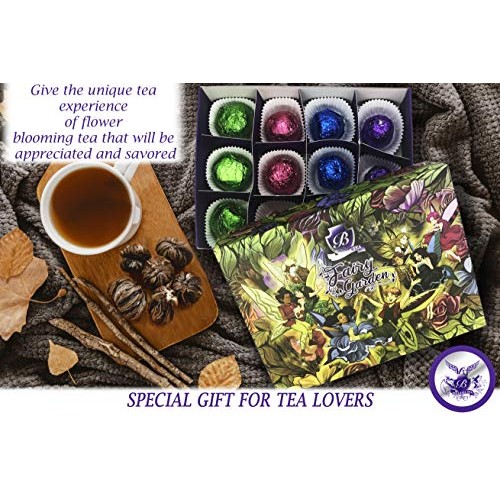 Fairy Garden Blooming Tea Flowers - Variety Pack Includes 4 Diff