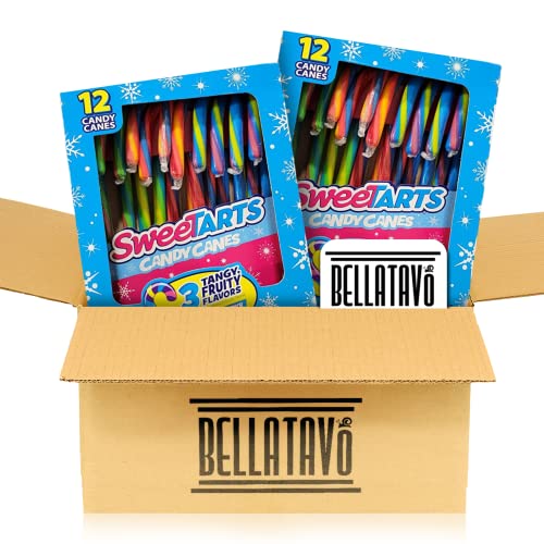 Flavored Candy Canes Bundle. Includes Two-12 Ct Boxes of Sweetar...