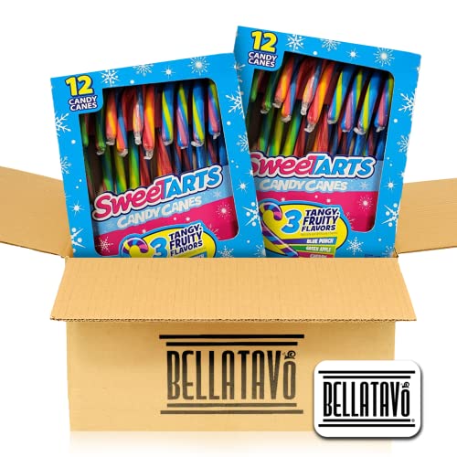 Flavored Candy Canes Bundle. Includes Two-12 Ct Boxes of Sweetar...