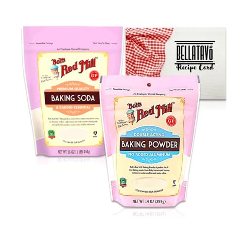 Gluten Free Baking Soda And Baking Powder Bundle. Includes One-1