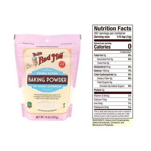 Gluten Free Baking Soda And Baking Powder Bundle. Includes One-1