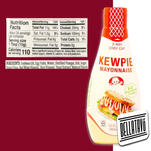 Japanese Mayonnaise Bundle. Includes Two-12 Oz Kewpie Mayonnaise... Japanese Mayonnaise Bundle. Includes Two-12 Oz Kewpie Mayonnaise...