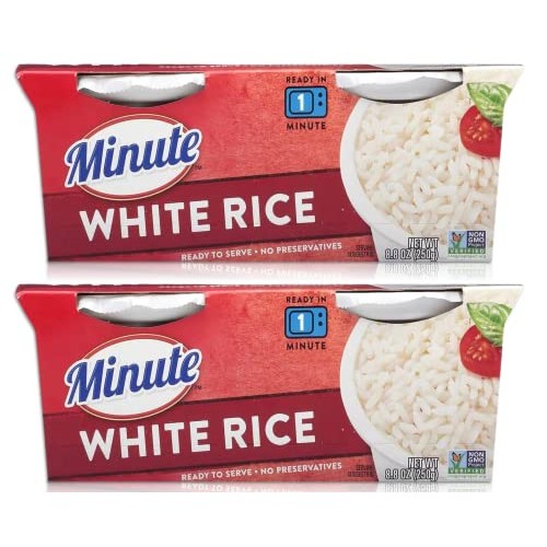 Microwavable Rice Bundle. Includes Two- 8.8 Oz Packages of Minut...