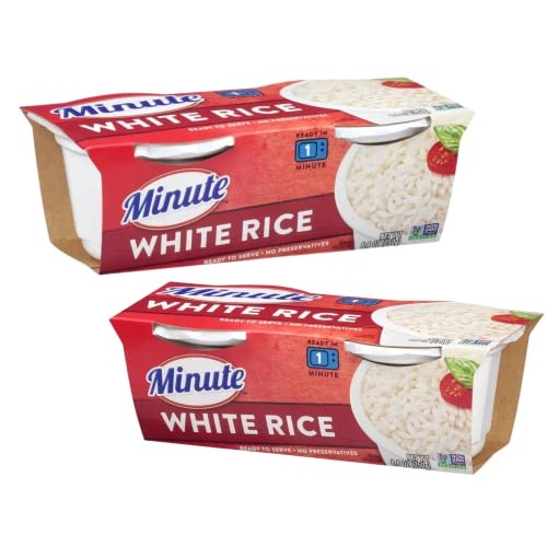 Microwavable Rice Bundle. Includes Two- 8.8 Oz Packages of Minut...