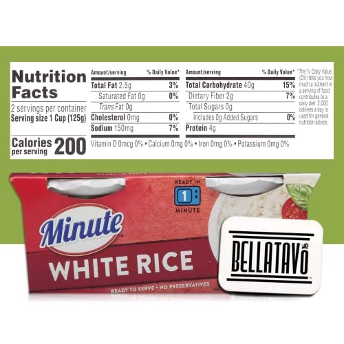 Microwavable Rice Bundle. Includes Two- 8.8 Oz Packages of Minut...