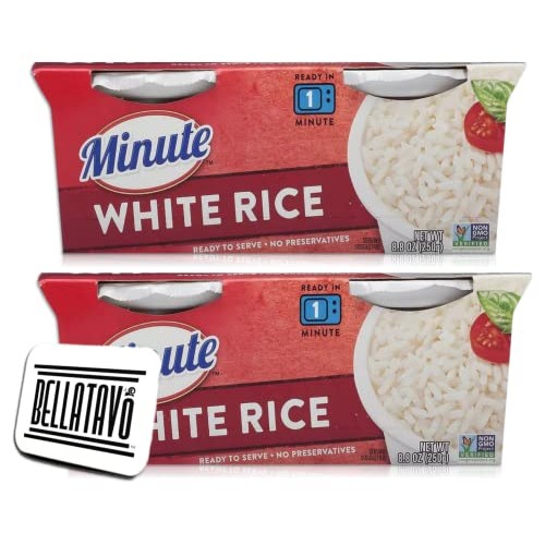 Microwavable Rice Bundle. Includes Two- 8.8 Oz Packages of Minut...