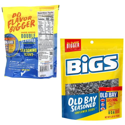 Old Bay Sunflower Seeds Bundle. Includes Three-5.35 Oz Bags of B...