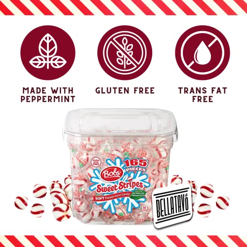 Soft Peppermint Candy Bundle! Includes One-28.4 oz Tub of Bobs ...