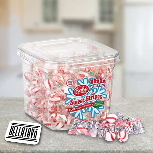 Soft Peppermint Candy Bundle! Includes One-28.4 oz Tub of Bobs ...