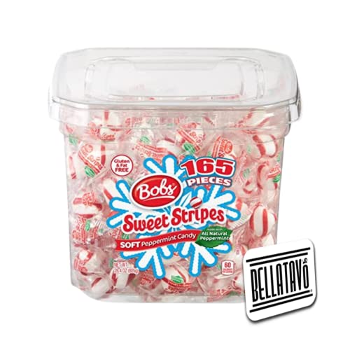 Soft Peppermint Candy Bundle! Includes One-28.4 oz Tub of Bobs ...