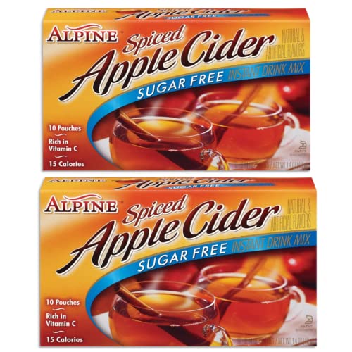 Sugar Free Apple Cider Mix Bundle. Includes Two-1.4 Oz Boxes of ...
