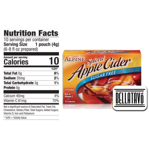 Sugar Free Apple Cider Mix Bundle. Includes Two-1.4 Oz Boxes of ...