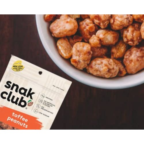 Toffee Peanuts Bundle. Includes Three-7.5 Oz Bags Of Snak Club T