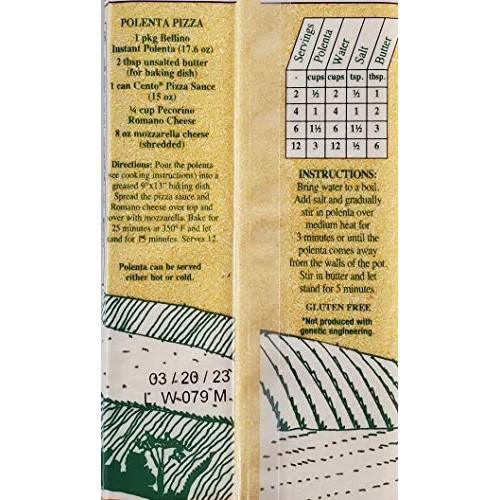 Bellino Polenta Instant, 17.6 Oz
