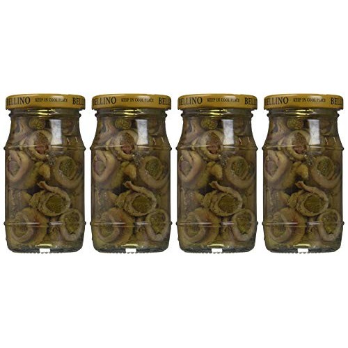 Bellino Rolled Fillet Anchovy, 4.25 Ounce Jar Pack Of 4