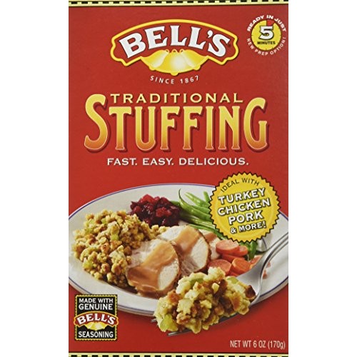 Bells Traditional Ready Mixed Stuffing 6 Oz Pack Of 3