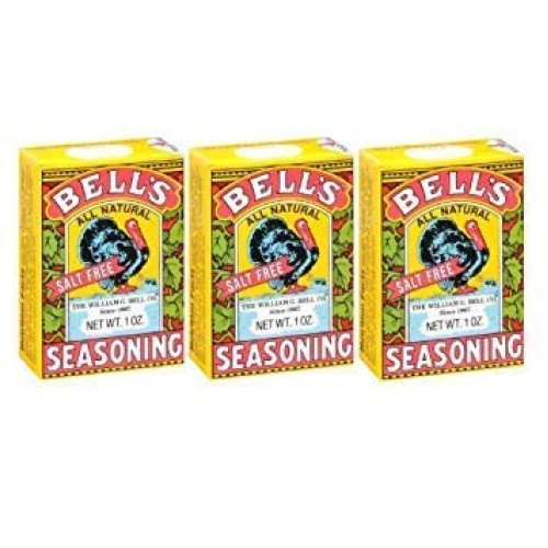 Bells All Natural Salt Free Poultry / Turkey Seasoning 1 Oz Pa